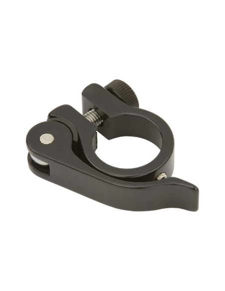 Alloy Seatpost Clamp Outer Diameter 25.4mm W/QR Black.